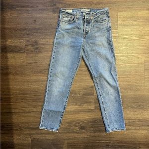 Levi’s Wedgie Fit, size 27, high wasted, medium wash